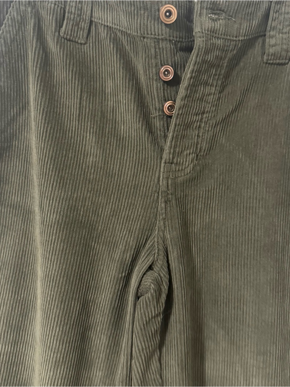 Celebrity Pink Juniors 3/26 Carpenter Corduroy High Rise Straight-Leg Pants NWT - Picture 3 of 13